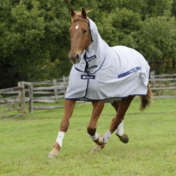 Bucas Buzz-Off Full Neck PONY - Argent
